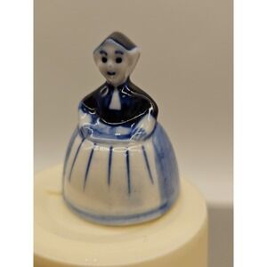 Delft Blue Vintage Dutch Women Figurine